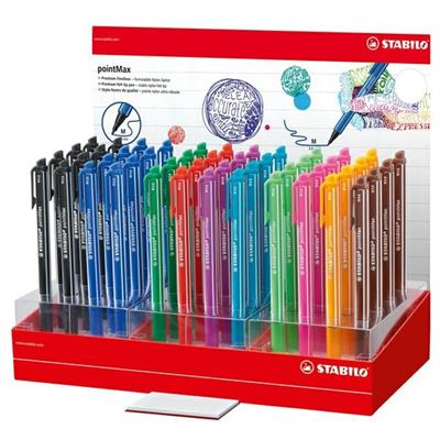 488/48-1 Espositore 48 penne pointMax colori assortiti Stabilo