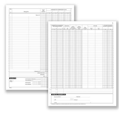 Registro Corrispettivi 16pag. num.31x24,5cm DU1386N0000 Data Uff