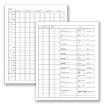 Registro prospetto riepilogativo minori 8pag. 31x24,5cm DU138510
