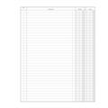Registro Entrate-Uscite 100pag. 31x24,5cm DU135800000 Data Uffic