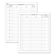 Registro corrispondenza arrivo/partenza 50pgg. 31x24,5cm DU13800