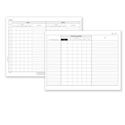 Registro carico/scarico suini 23pag. num. 31x24,5cm DU138311000