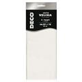 Busta 5 fogli carta velina 20gr 50x76cm bianco CWR