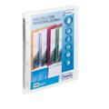 Racc.4 anelli 15mm Lumina A4 personalizzabile trasparente