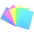 25 cartelline 3L pastello C/stampa rigatura col.ass. CARTEX BLAS