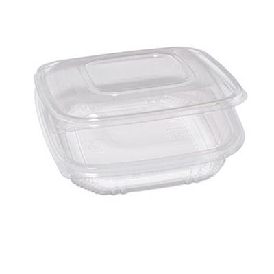 Pack 50 contenitori in PP con coperchio incernierato 18,5x18,5cm