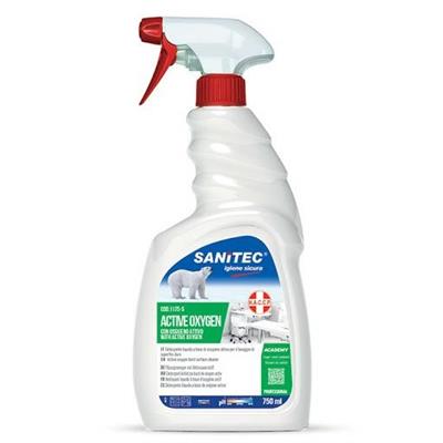Sanitec ACTIVE OXYGEN detergente c/ossigeno attivo 750ml