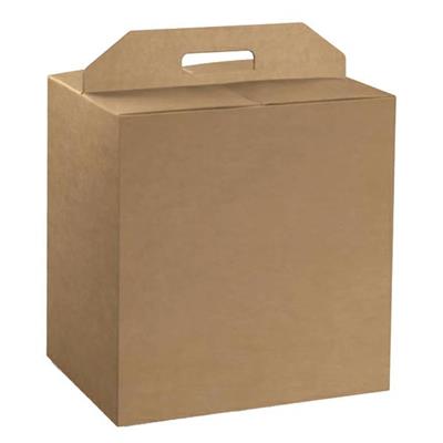 Scatola panettone+bottiglia L330xP250mm H350mm liscio avana Scot