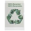 100 buste a L riciclate 100 f.to 22x30cm antiriflesso De Luxe Es