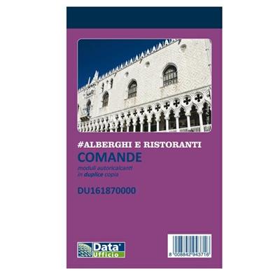 Blocco comande 25/25copie autor. 16,8x10cm DU161870000