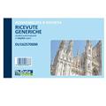 Blocco ricevute generiche 50/50 copie autor. 10x16,8cm DU1625700