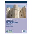 Blocco distinta acquisto carte valori 50/50copie autor. DU1649C0