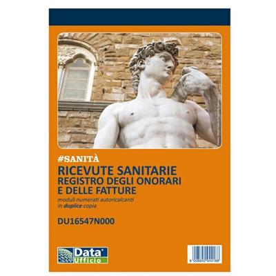 Blocco registro onorari/fatture ricevute sanitarie 50/50 autoric