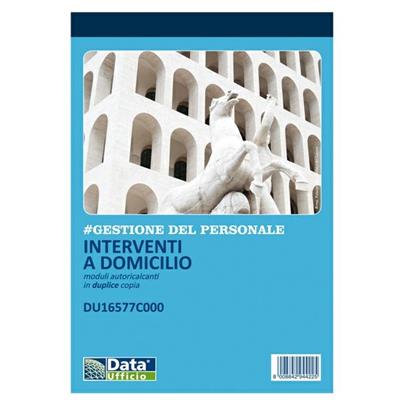 Blocco Interventi a domicilio del cliente 50/50copie autor. DU16