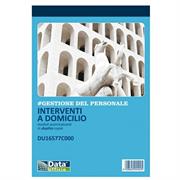 Blocco Interventi a domicilio del cliente 50/50copie autor. DU16