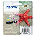 Cartucce di inchiostro Epson Multipack C/M/Y serie 603 Stella Ma