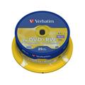 SCATOLA 25 DVD+RW SPINDLE 4X 4.7GB 120MIN. SERIGRAFATO