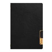 Porta MenU' A4-24,5x34cm Nero Nature con 1 INSERTO DOPPIO