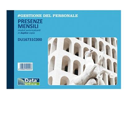 Blocco presenze mensili 25/25copie autor. 14,8x21,5cm 16731C000
