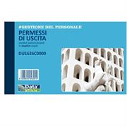 Blocco permessi uscita 50/50 aut.10x16,8cm DU1626C0000