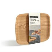 Vassoio antiscivolo in legno frassino 36x28cm