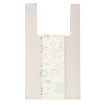 Scatola 500 Shoppers bianchi MINI 17mic 22x40CM 6,5+6,5cm Mater-