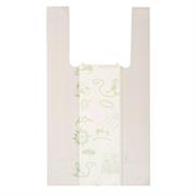 Scatola 500 Shoppers bianchi MINI 17mic 22x40CM 6,5+6,5cm Mater-
