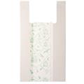 Scatola 500 Shoppers bianchi MIDI 16mic 28x50CM 7+7cm Mater-Bi