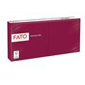 100 tovaglioli carta 25x25cm 2 Veli Bordeaux Fato