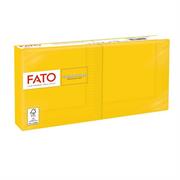 100 tovaglioli carta 25x25cm 2 Veli Giallo Fato