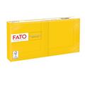 100 tovaglioli carta 25x25cm 2 Veli Giallo Fato