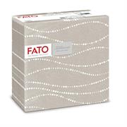 50 tovaglioli carta 40x40cm color perla/tortora Linea Airlaid Fa