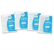 Ricambi Didattici forati f.to A4 40ff carta 100gr 1rigo c/marg.