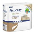 Pacco 4 rotoli Carta Igienica 270 strappi EcoNatural 4.3 Lucart
