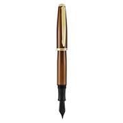 Penna stilografica Aldo Domani punta M fusto tabacco Monteverde