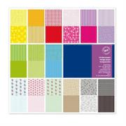Busta 30 fg carta Scrapbooking 30,5x30,5cm ass. Vichy Cwr