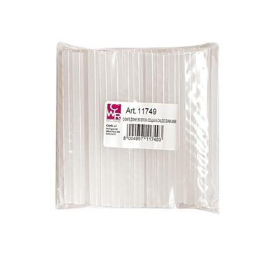 Blister 50 pz colla stick mini 10cm x diam. 7mm Cwr