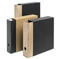 Registratore Colorosa Wood c/custodia dim. 29x34cm dorso 8cm col