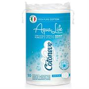 Busta da 50 dichetti levatrucco in cotone maxi tondi Cotoneve
