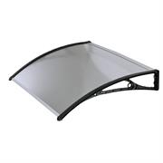 Pensilina modulare L100xP60cm trasparente in policarbonato alveo