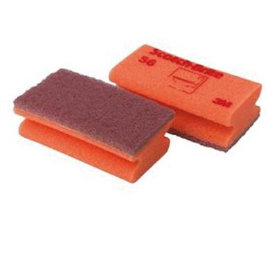 Conf 10 spugne accoppiate rosso Scotch-Brite  56
