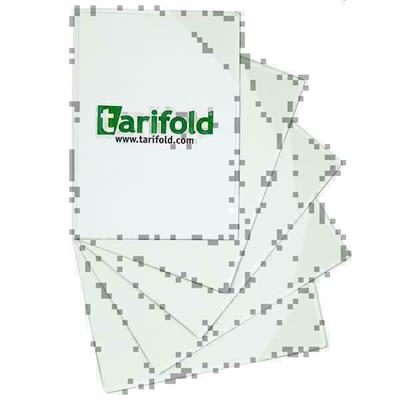 Confezione 5 tasche a L con retro adesivo f.to A5 rosse Tarifold