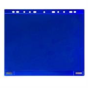 Conf. 5 Buste forate per supporti magnetici ad anelli f.to A4 bl