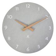 Orologio da parete Ø30cm grigio chiaro/legno HorMilena Alba