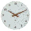 Orologio da parete HorMilena Ø30 cm bianco/legno Alba
