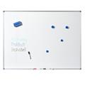 Lavagna bianca magnetica alluminio 90x120 Dahle Basic Boards