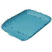Vaschetta portacorrispondenza con vassoio Organizer Blu Cozy Lei