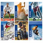 Maxiquaderno A4 36fg+2 100gr rigo di 3a SPORTY Be More Special 2