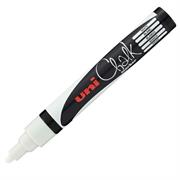 Marcatore a gesso liquido UNI CHALK p.tonda bianco UNI MITSUBISH