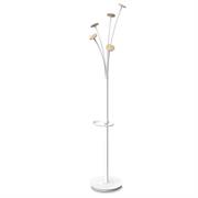 Appendiabiti a 5 posti 175cm bianco/legno chiaro Festival BC Alb